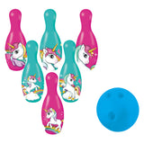 Mondo bowling set unicorn, 7 pcs.