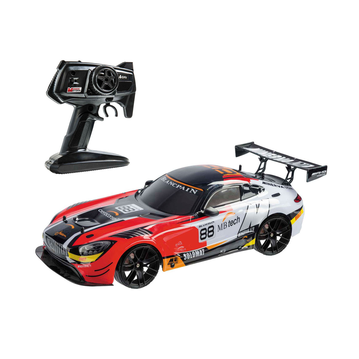 Morno Motors rc concollable Auto Mercedes amg gt 3 Drift 22, Skala 1:10