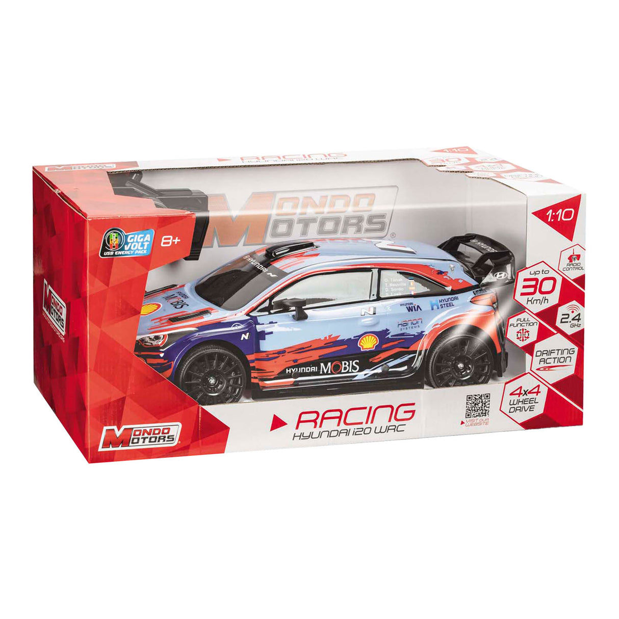 Mondo Motors RC Controliable Car - Hyundai I20 WRC 23, lestvica 1:10