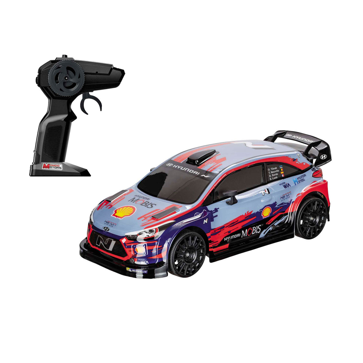 Mondo Motors RC Controliable Car - Hyundai I20 WRC 23, lestvica 1:10