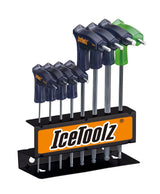 IceToolz Inbussleutelset Twin Head 8-delig in standaard