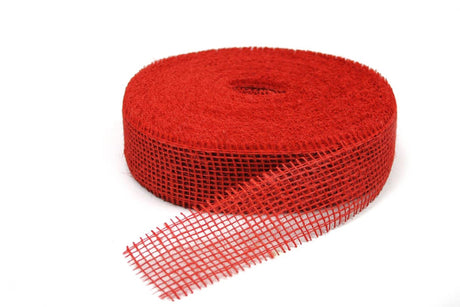 Sizoband â® jute red 5cm ã— 40m