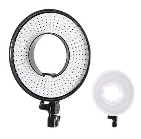 Falcon Eyes bi-color LED Ringlamp dimmbar DVR-300DVC op 230V