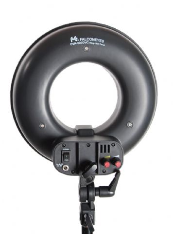 Falcon Eyes bi-color LED Ringlamp dimmbar DVR-300DVC op 230V