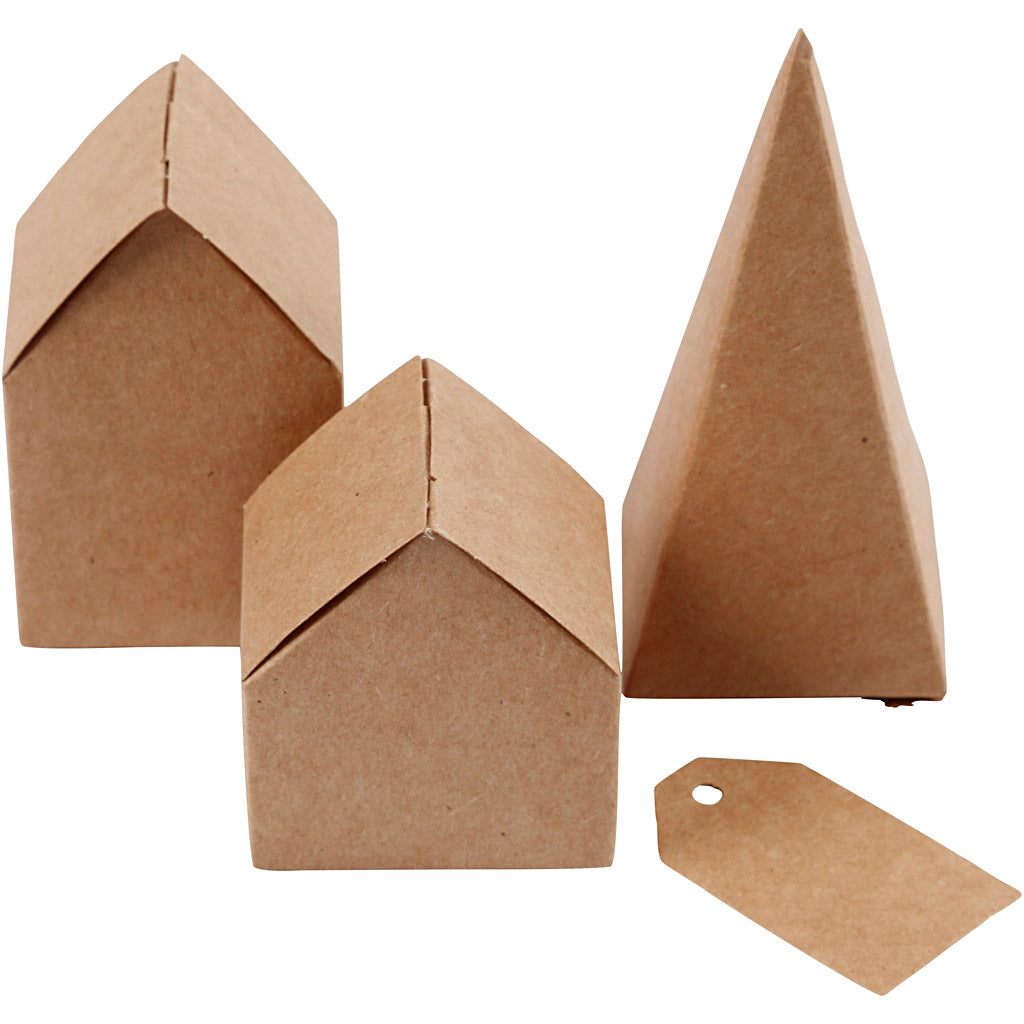 Creativ Company Houses and Trees Cardboard Set