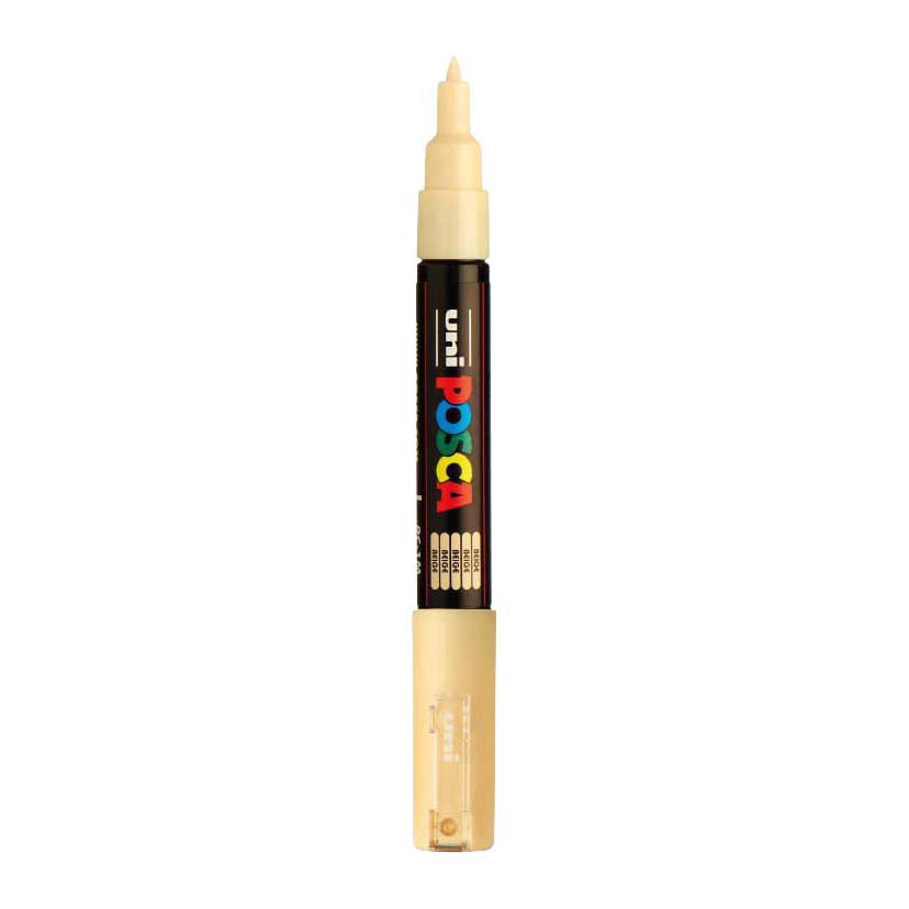 Uni posca paint marker 1mc beige - conical tip - 1 mm