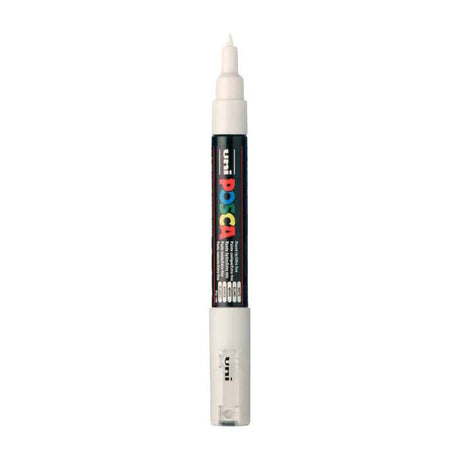 Uni Posca Paint Marker 1MC White - Conical Tip - 1 mm
