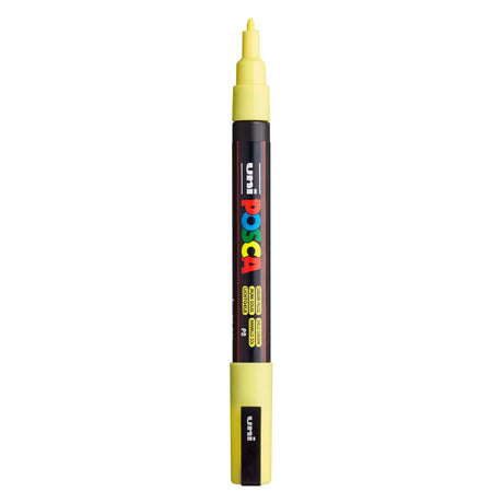Uni Posca PC3M Acrylic Marker Sun Yellow - fine bullet tip up to 1.3mm
