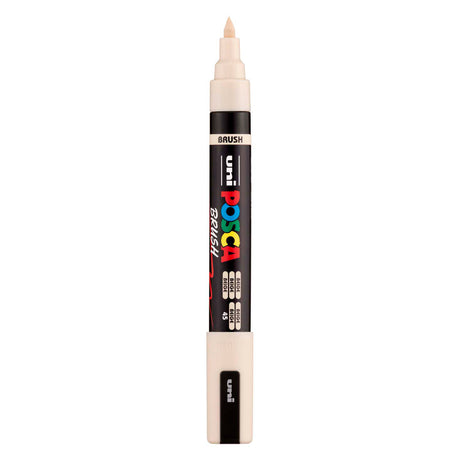 Uni Posca brush marker PC5BR beige - brush tip 1-4 mm