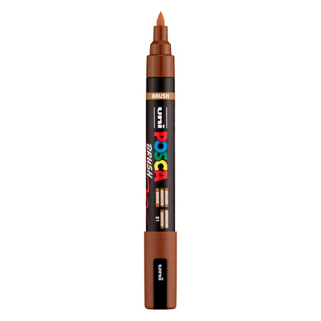 Uni Posca brush marker PC5BR brown - brush tip 1-4 mm