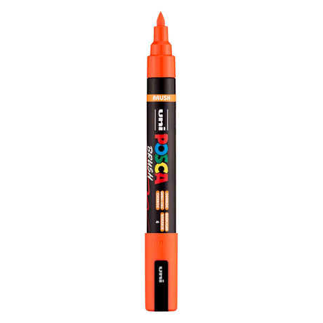 Uni Posca brush marker PC5BR orange - brush tip 1-4 mm