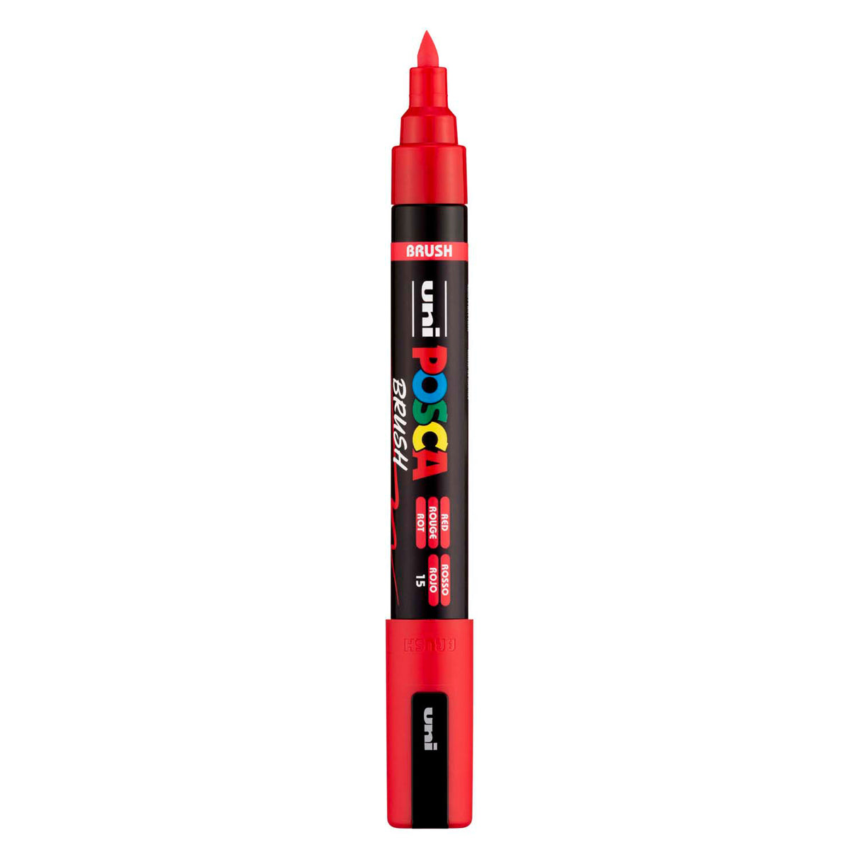 Uni Posca brush marker PC5BR red - brush tip 1-4 mm
