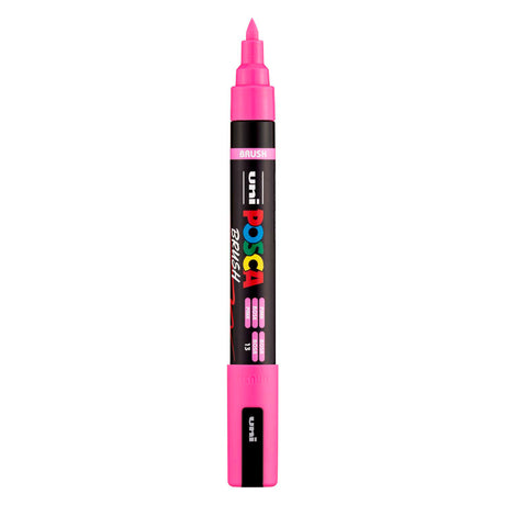 Uni Posca brush marker PC5BR pink - brush tip 1-4 mm