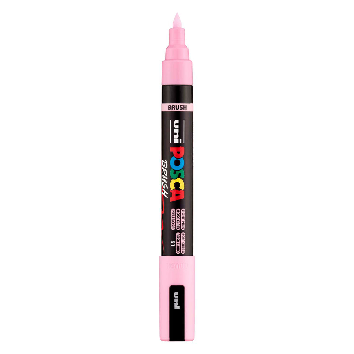 Uni Posca Brush Marker PC5BR Light Pink - brush tip 1-4 mm