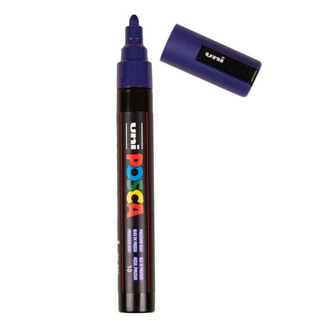 Uni Posca Paint Marker PC5M Prussian Blue - conical tip 2.5 mm