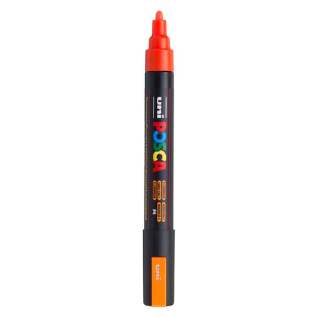 Uni Posca paint marker PC5M neon orange - conical tip 2.5 mm
