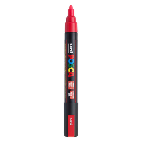 Uni Posca paint marker PC5M neon red - conical tip 2.5 mm