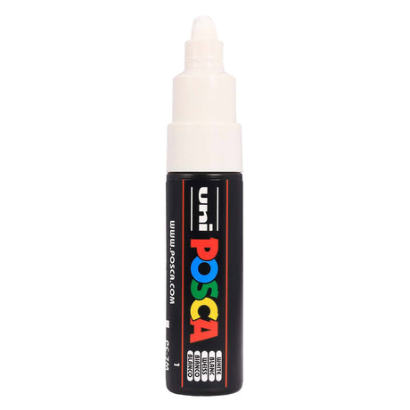 Uni Posca paint marker 7m white - conical tip 4.5mm