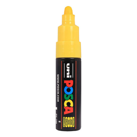 Uni Posca Paint Marker 7m Yellow - Conical tip 4.5mm