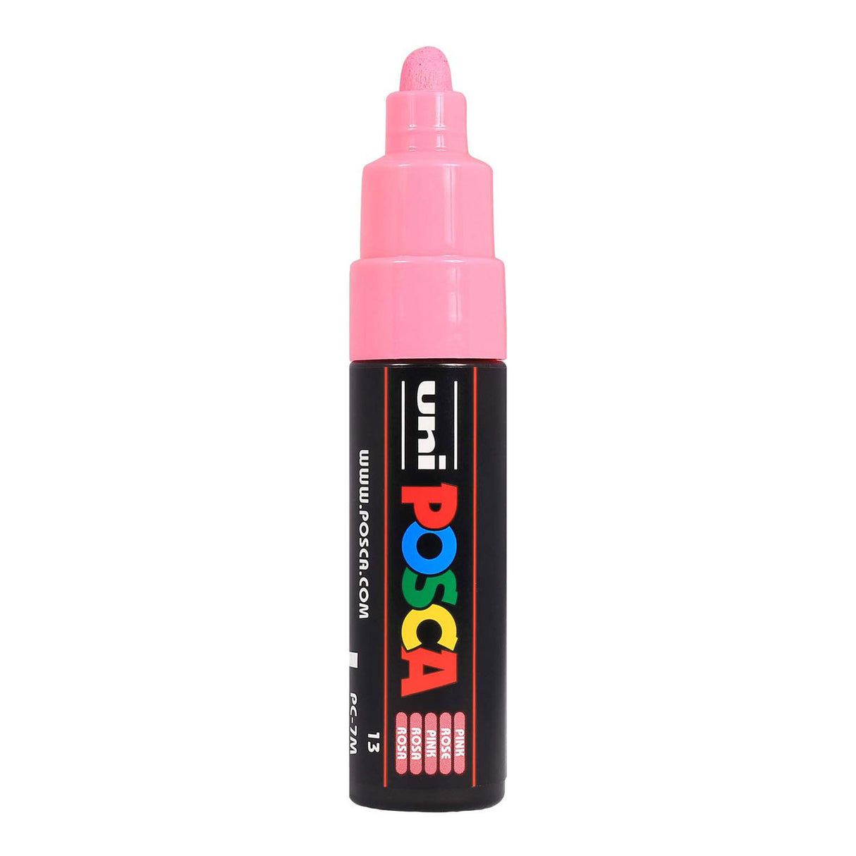 Uni Posca paint marker 7m pink - conical tip