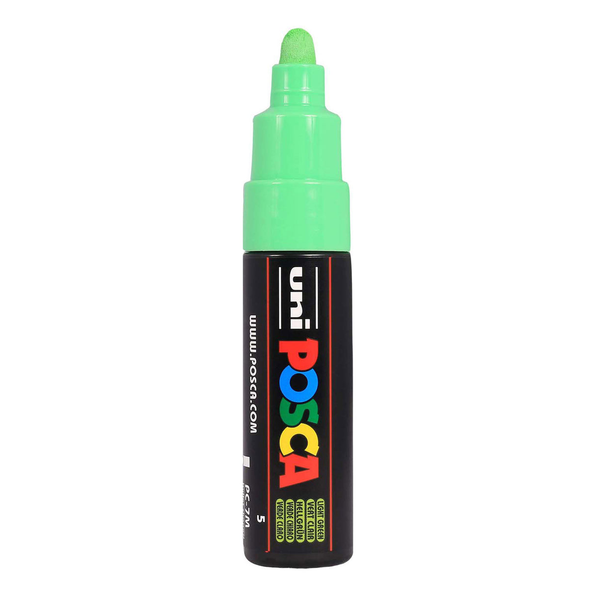 Uni Posca paint marker 7m light green - chisel tip