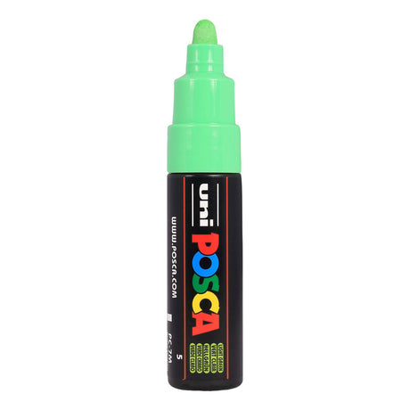Uni Posca paint marker 7m light green - chisel tip