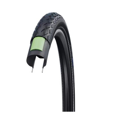 Schwalbe Tire Green Marathon Greenguard 28x1 5 8x1 3 8 (37-622) Svart