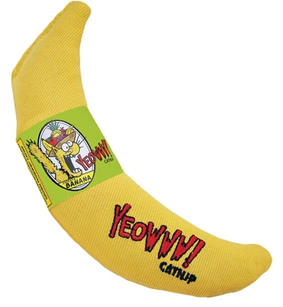 Yeowww banana with catnip