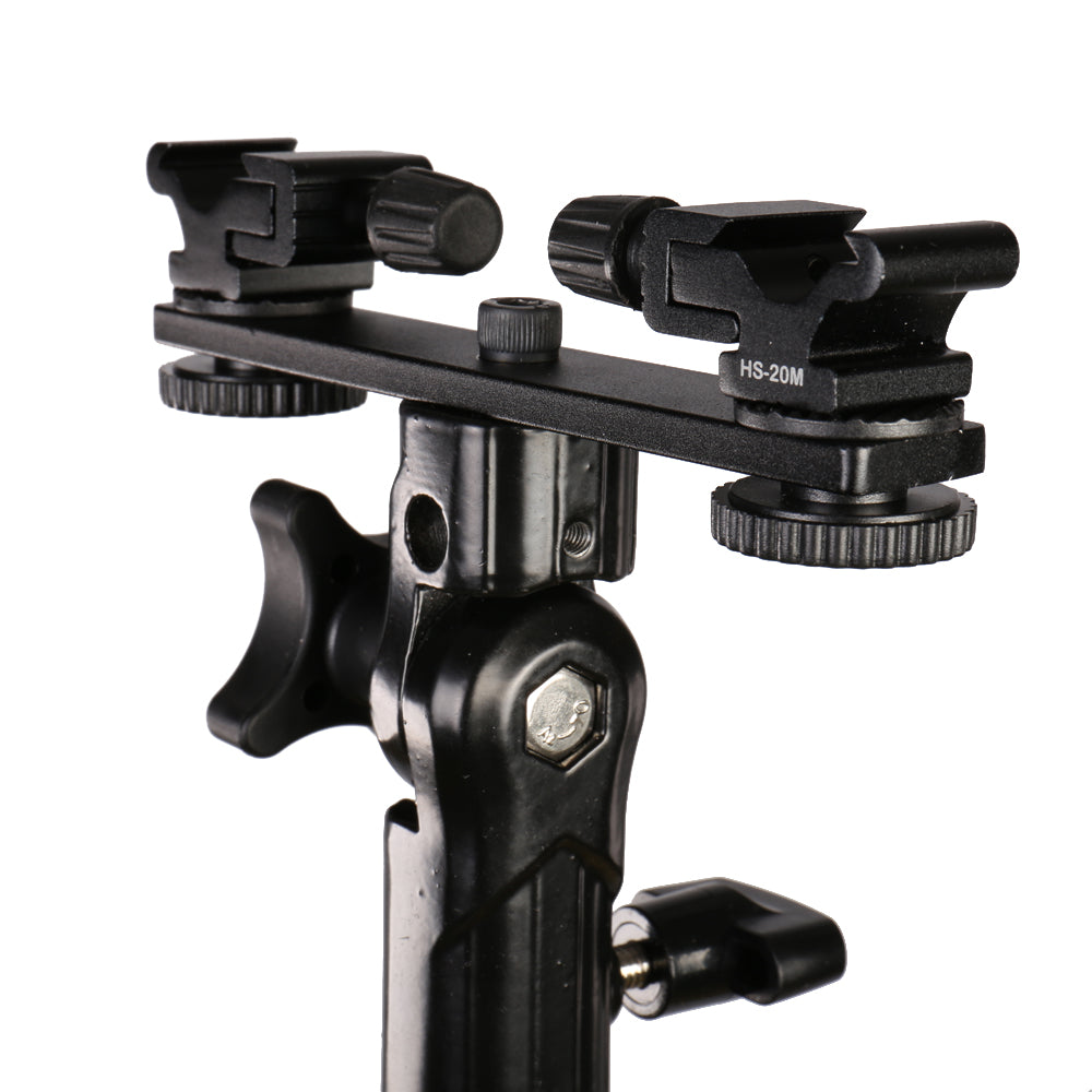 Falcon Eyes Twin Mount Flowting Halteret + 2 x Blitzschuh Cld-14a