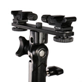 Falcon Eyes Twin Mount Flowting Halteret + 2 x Blitzschuh Cld-14a