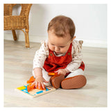 Bigjigs wooden pterodactyl shape puzzle - 4 pcs.