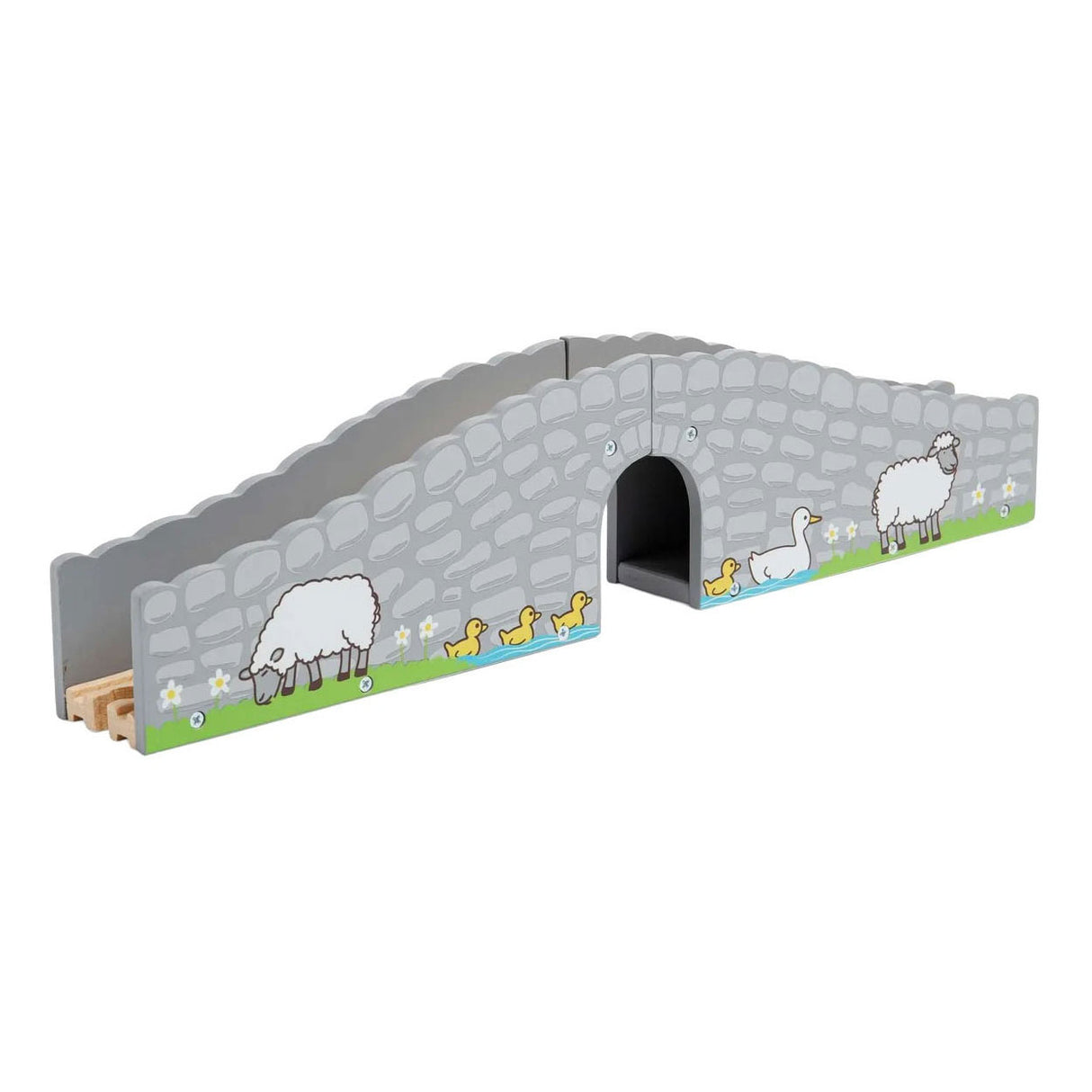 Bigjigs Wooden Railway - Farm Bridge