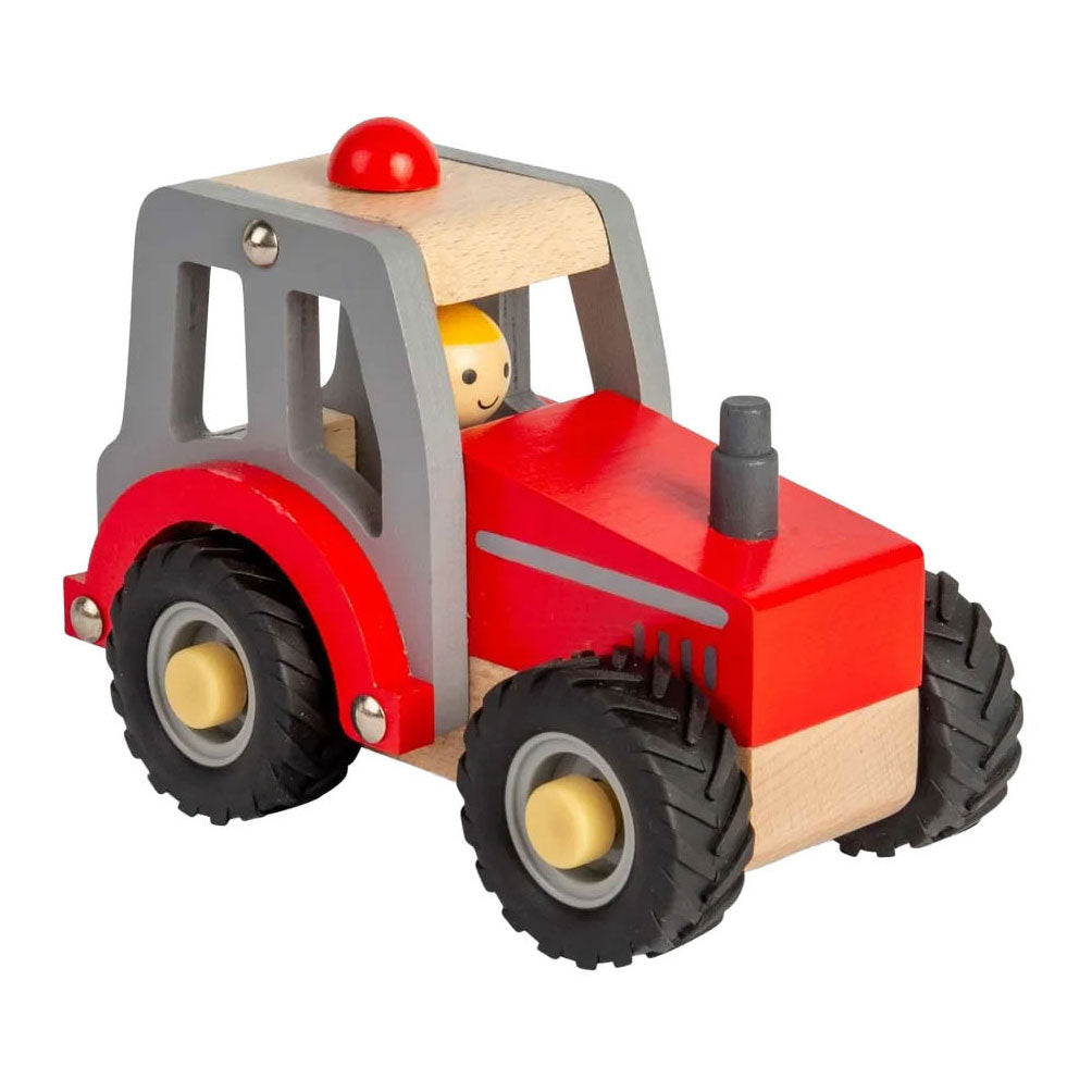 Bigjigs Wooden Red Tractor