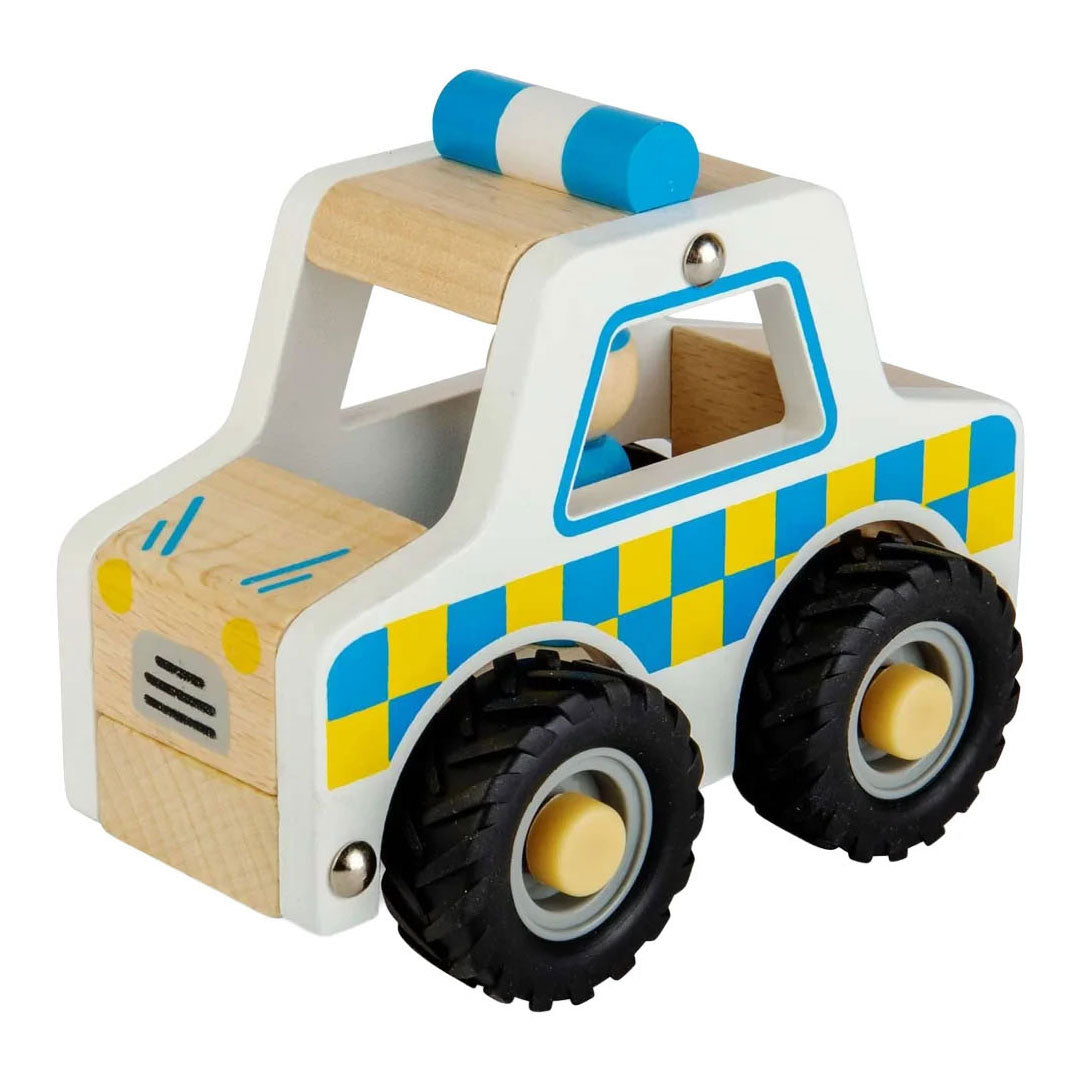 Bigjigs Wooden Police Car