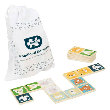 Bigjigs Wooden Wild Animal Dominos