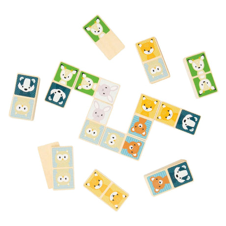 Bigjigs Wooden Wild Animal Dominos