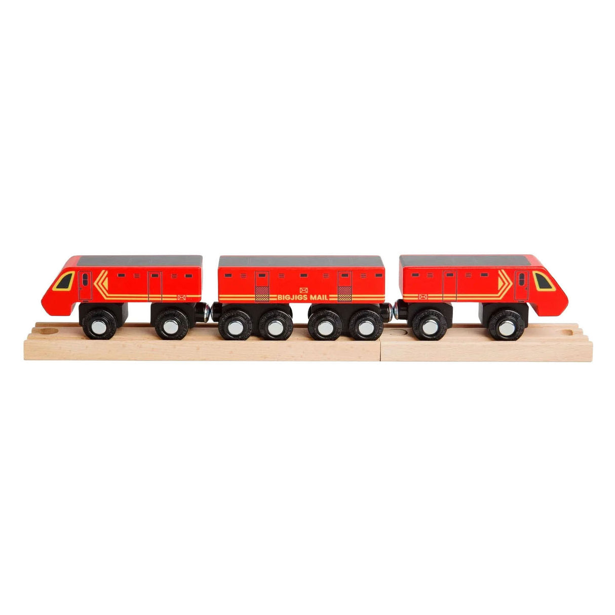 Bigjigs Wooden Mail Train - 5pc.
