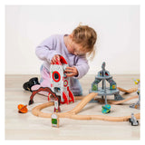 Bigjigs wooden rails - rocket