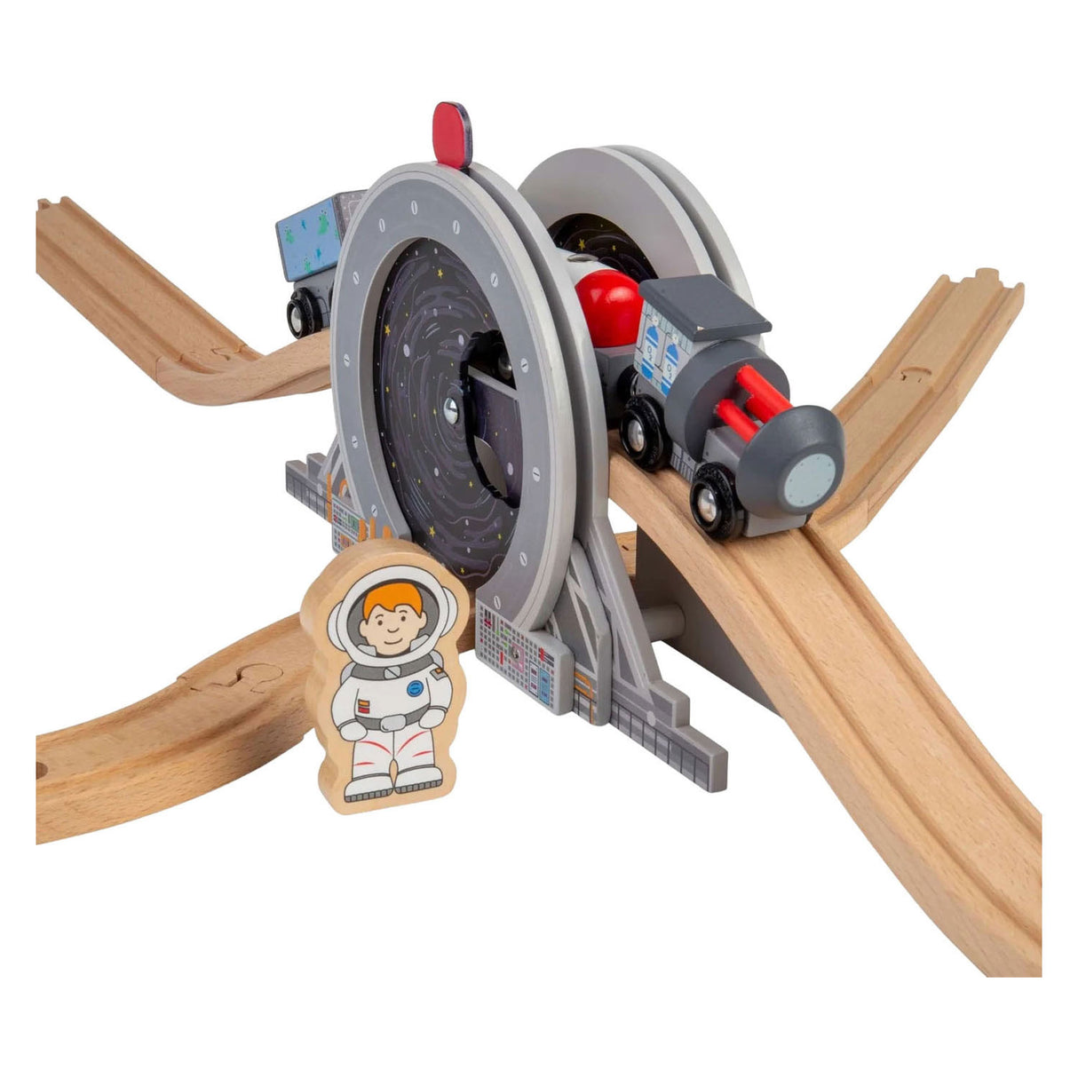 Bigjigs Wooden Railway - Space Bridge