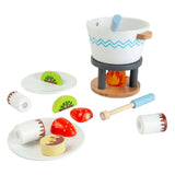 Bigjigs Wooden Chocolate Fondue Play Set - 16 pc.