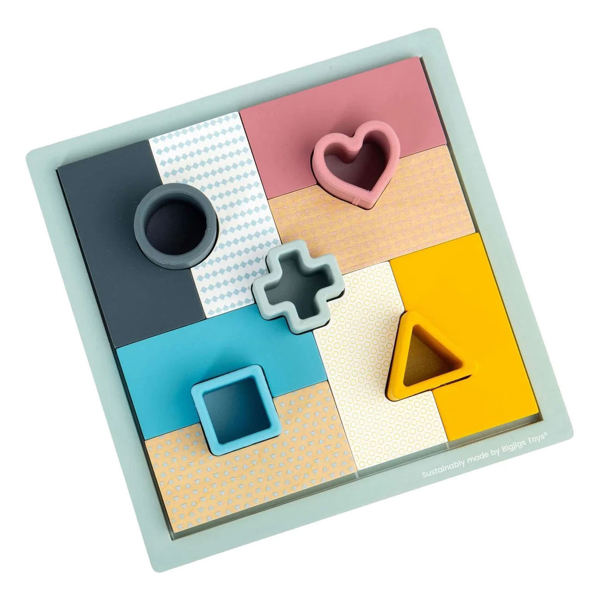 Bigjigs Wooden Mosaic Puzzle - 14pc.