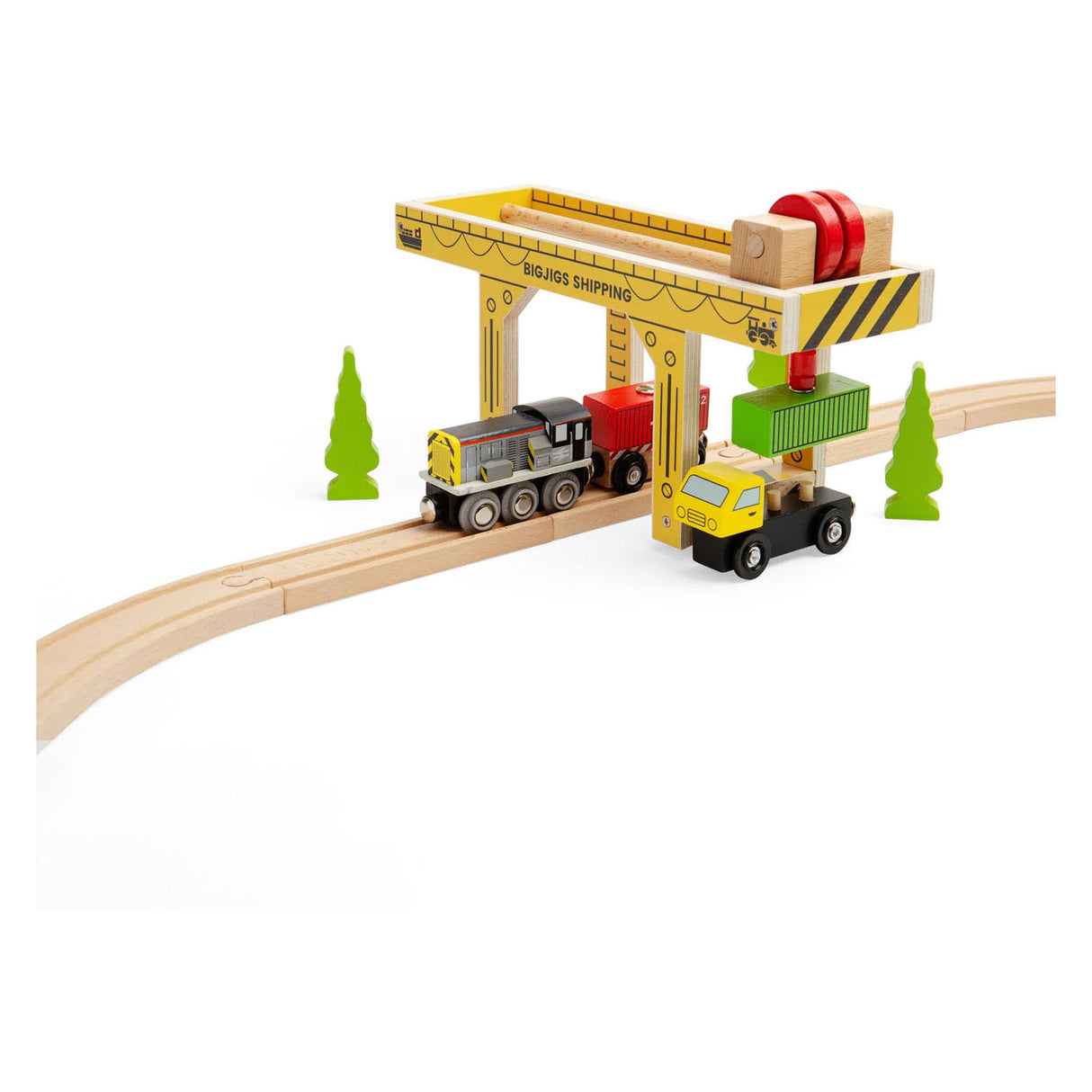 Bigjigs Wooden Gantry Crane - 3pc.