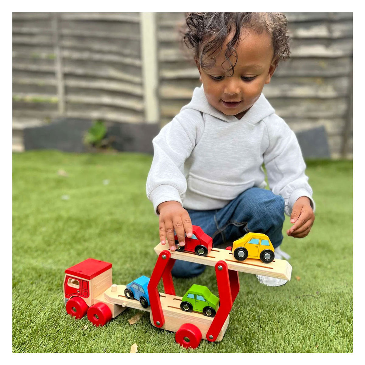 Bigjigs Wooden Car Transporter