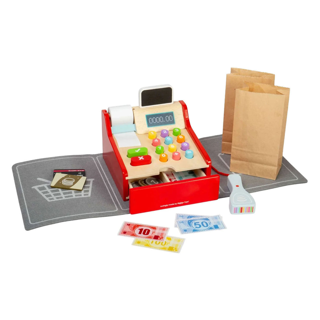 Bigjigs Wooden Cash Register