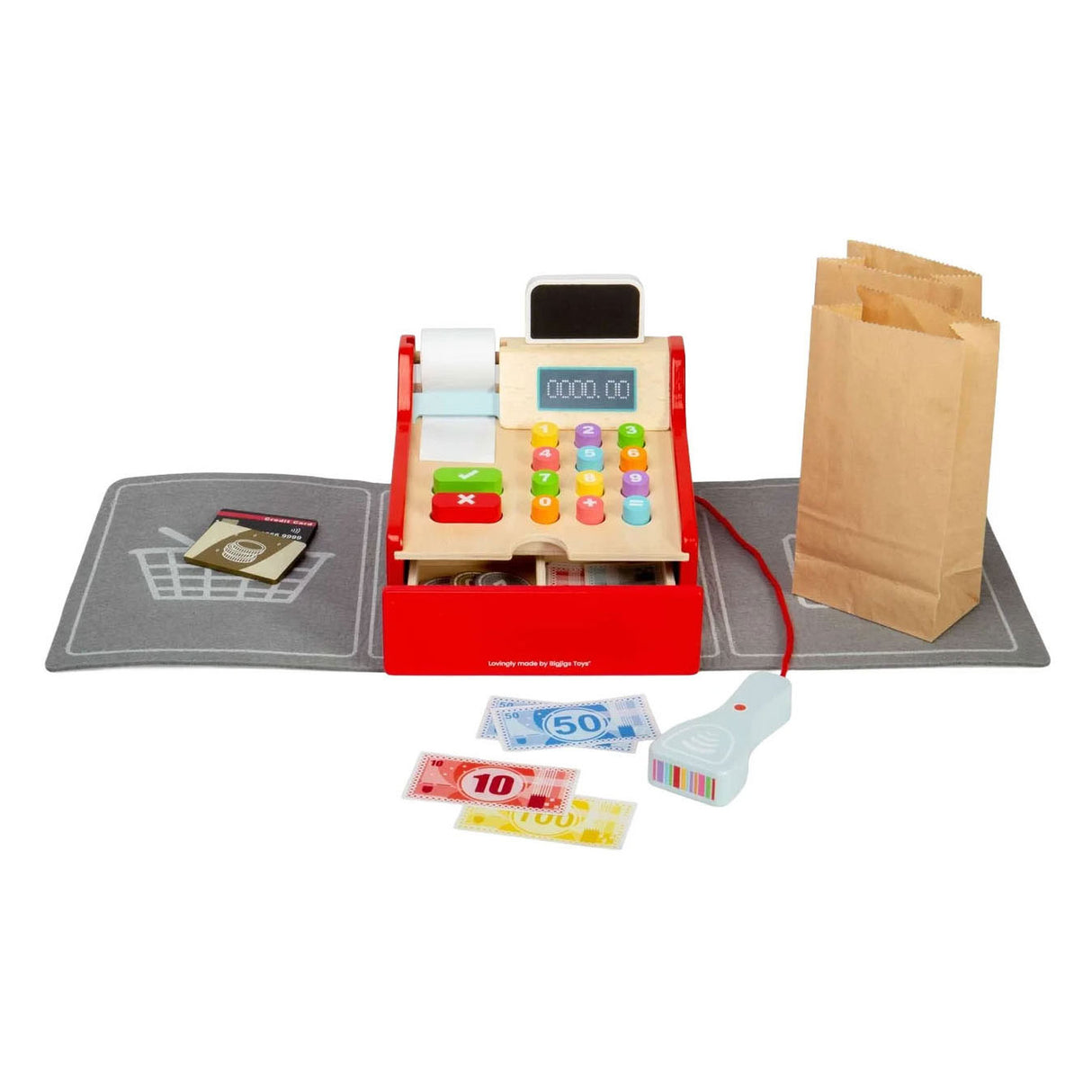 Bigjigs Wooden Cash Register