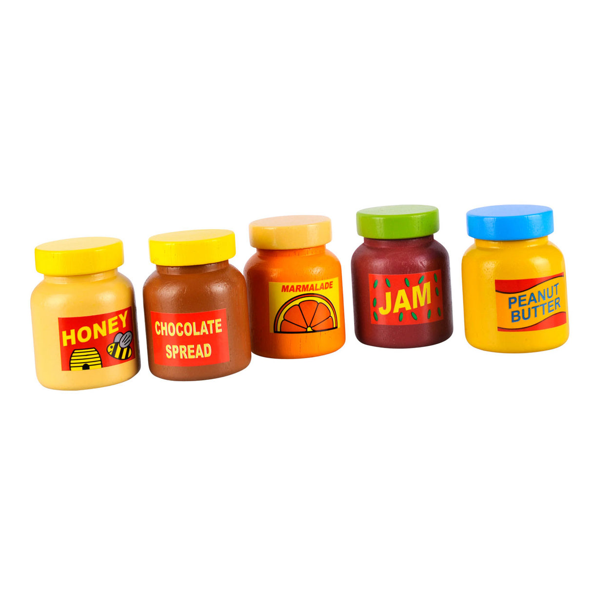 Bigjigs jar of sandwich spread wood, per piece