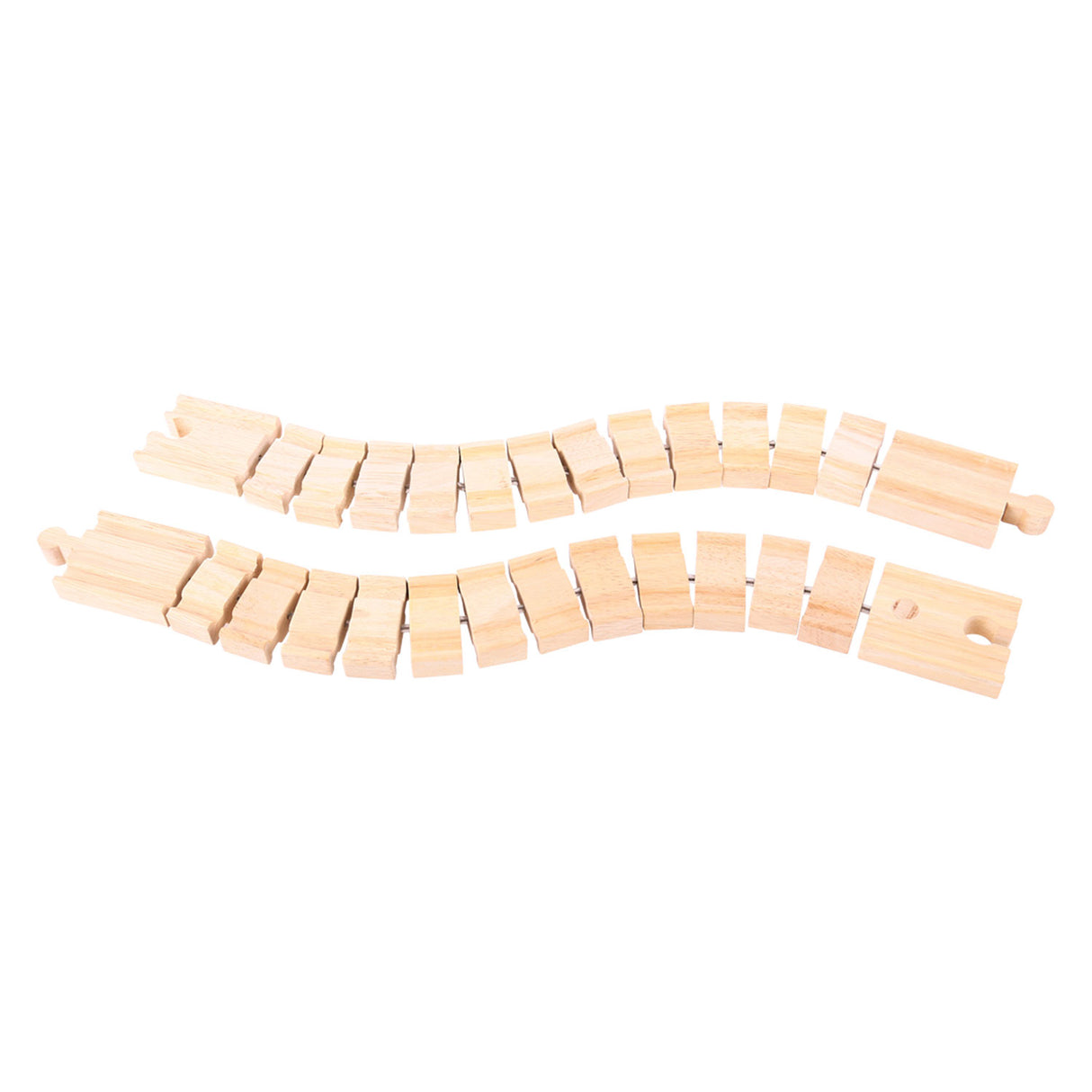 Bigjigs Holzschienen flexibel, 2st.