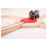 Bigjigs wooden track - 4-way turntable