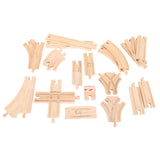 Bigjigs wooden rails expansion set, 25dlg.