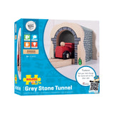 Bigjigs Wooden Rails Grey Tunnel